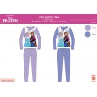 Disney Jégvarázs jersey pamut pizsama - világoslila - 128