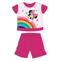 Disney Minnie egér nyári rövid ujjú baba pizsama - pamut jersey pizsama - pink - 92 Disney Minnie egér nyári rövid ujjú baba pizsama - pamut jersey pizsama - pink - 92