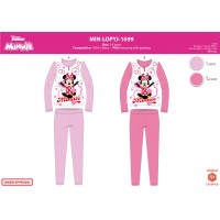 Disney Minnie egér jersey pamut pizsama - rózsaszín - 122