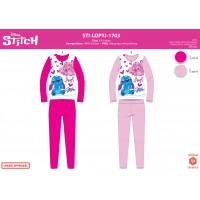 Disney Stitch jersey pamut pizsama - világosrózsaszín - 104 Disney Stitch jersey pamut pizsama - világosrózsaszín - 104