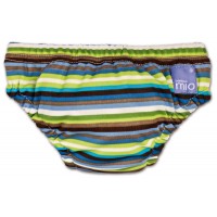 Úszópelenka Bambino Mio Brown Stripe méret S