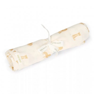Little Dutch muszlin textilpelenka 120x120 cm - Safari Leo