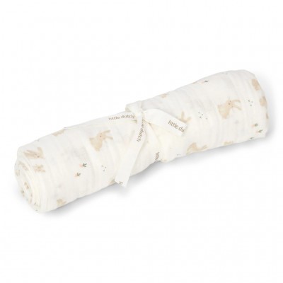 Little Dutch muszlin textilpelenka 120x120 cm - Baby Bunny