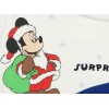 Disney Mickey és Plútó belül bolyhos hosszú ujjú rugdalózó Karácsony (méret: 56-74)