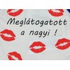 Meglátogatott a nagyi! feliratos ujjatlan kombidressz fehér Meglátogatott a nagyi! feliratos ujjatlan kombidressz fehér