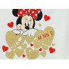 Disney Minnie alul kockás| hosszú ujjú lányka ruha fehér masnis
