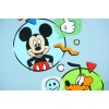 Disney Mickey és Plútó wellsoft béléses pamut babatakaró (méret: 70x90cm)