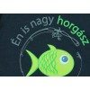  Én is nagy horgász leszek! feliratos ujjatlan rugdalózó