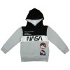 NASA fiú kapucnis, bebújós pulóver