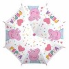 Nyeles esernyő Peppa malac mintával